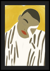 Minimalista portré földszínekkel megragadja a nyugalmat és az eleganciát-4