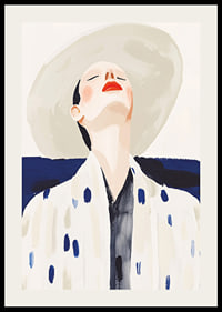 Stylish elegance with a sun-kissed face and bold colors-2