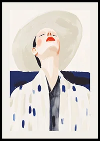 Stylish elegance with a sun-kissed face and bold colors-2