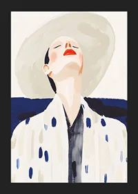 Stylish elegance with a sun-kissed face and bold colors-5