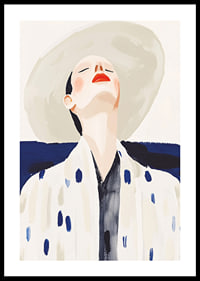 Stylish elegance with a sun-kissed face and bold colors-0
