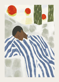 Repos atmosphérique et harmonie surréaliste dans des tons naturels doux-3