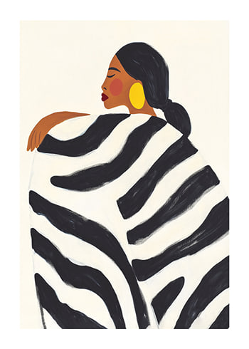 Poster Zebra Embrace