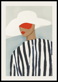 Stilig eleganse møter dristige farger i moderne kunst-2