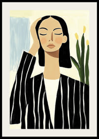 Stilren elegans fångad i ett ögonblick av ro-2