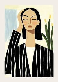 Stilren elegans fångad i ett ögonblick av ro-3