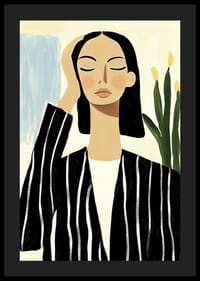 Stilren elegans fångad i ett ögonblick av ro-4