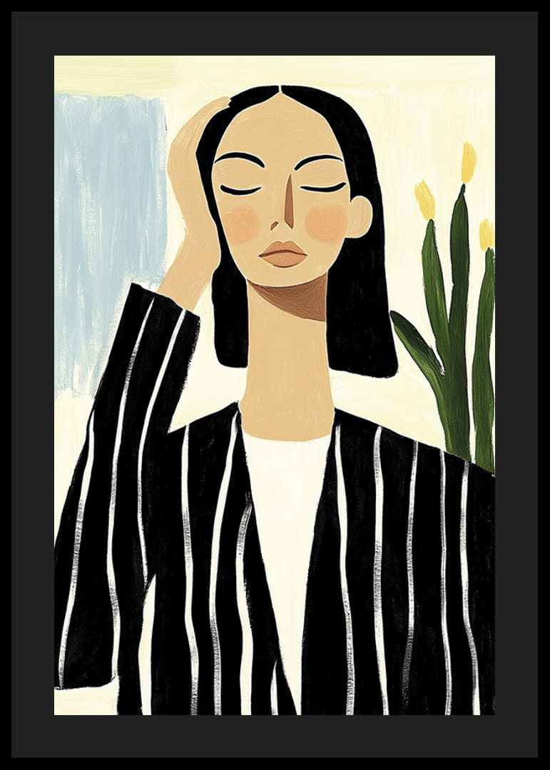 Stilren elegans fångad i ett ögonblick av ro-12