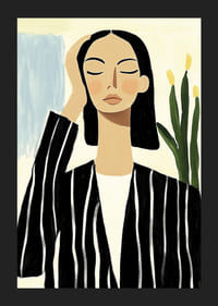 Stilren elegans fångad i ett ögonblick av ro-5