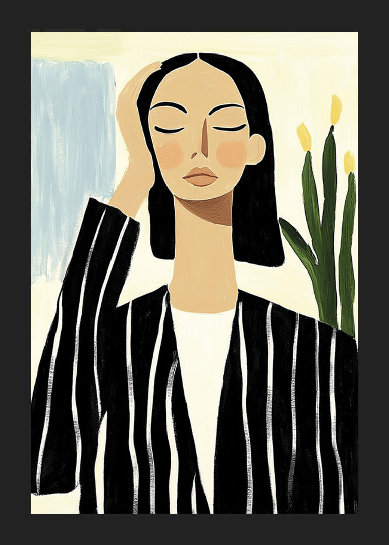 Stilren elegans fångad i ett ögonblick av ro-12