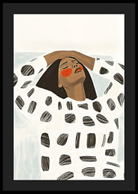A harmonious poster with bold shapes and soothing expressions-4