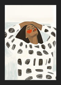 Harmonický plagát s odvážnymi tvarmi a upokojujúcimi výrazmi-5