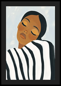 Dreamy portrait in quiet harmony with soft, calm tones-4