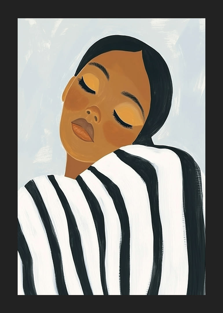 Dreamy portrait in quiet harmony with soft, calm tones-12