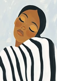 Dreamy portrait in quiet harmony with soft, calm tones-7