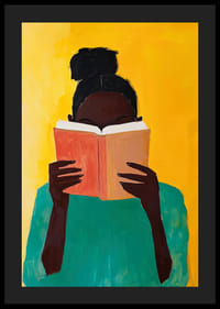 Libertad colorida en el placer de la lectura sobre un fondo soleado-4