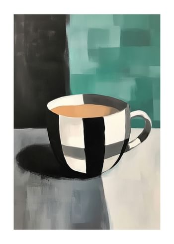 Póster Checkerboard Coffee