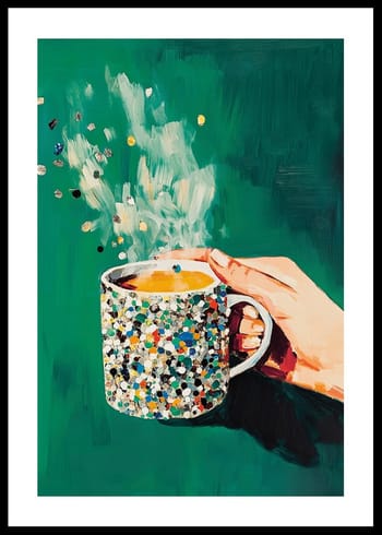 Poster Painted Aroma Delight