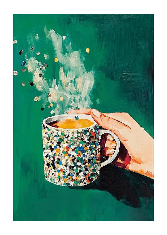 Poster Painted Aroma Delight