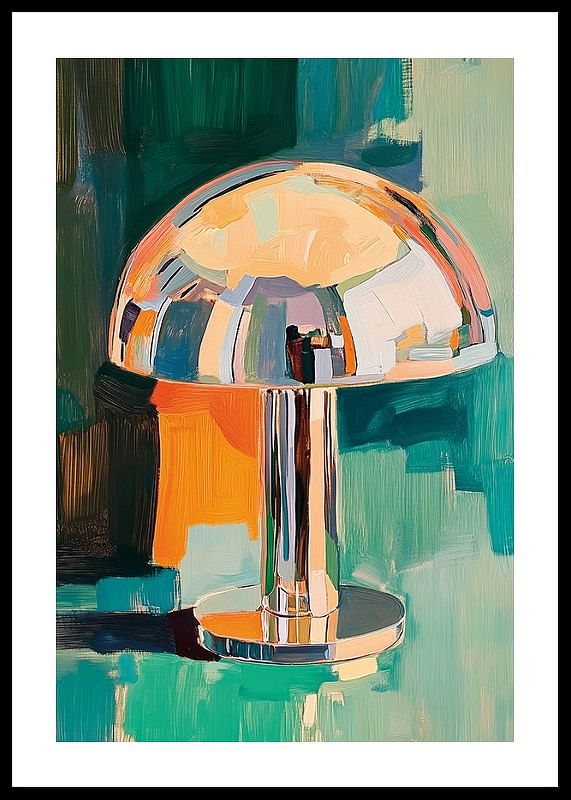 Lampa colorată pentru pictură în ulei oferă camerei o senzație retro și sofisticată-12