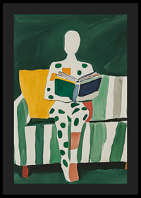 Abstract reading: a colorful journey into the world of books-4