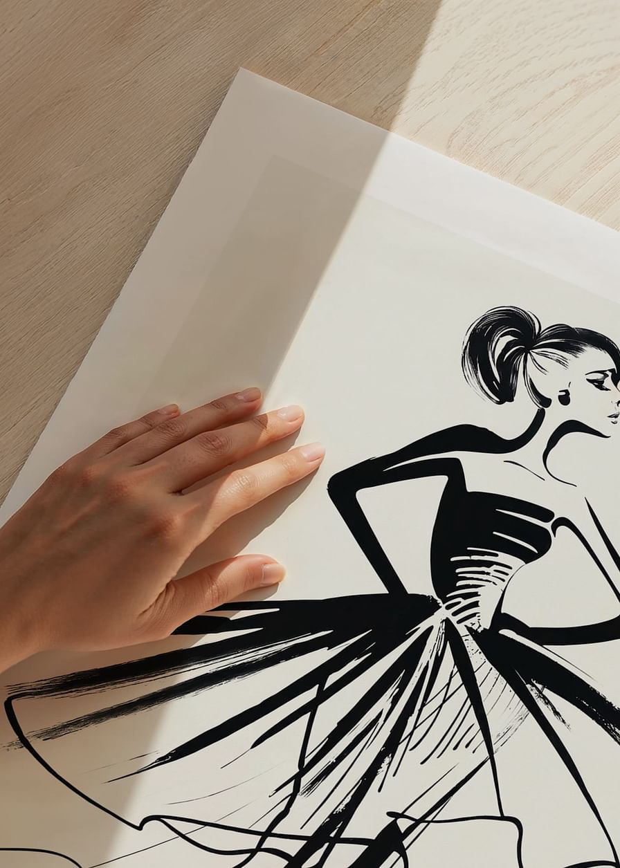 Femeie elegantă într-o rochie stilată, prinsă în mișcare-12