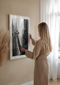 Girafele din marele oraș dau un sentiment suprarealist și de vis-4