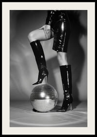 Stylish elegance among leather and light in timeless shine-2