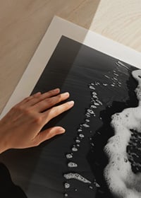 Encontro harmonioso entre a espuma do mar e uma concha solitária-9