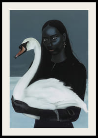 En mystisk affinitet mellan kvinna och svan i skuggspelet-2