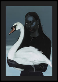 A mysterious affinity between woman and swan in the shadow play-4