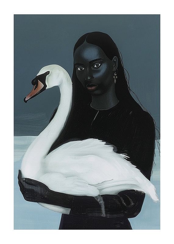 Poster Swan Embrace
