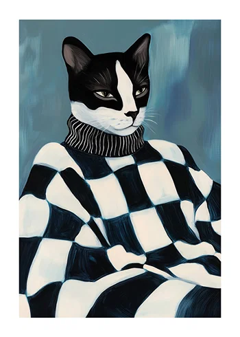 Poster Tuxedo Whiskers