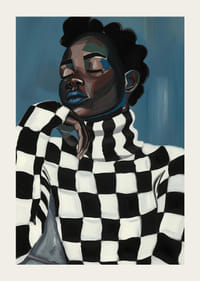 Retrato elegante con contrastes atrevidos y elegancia relajada.-3