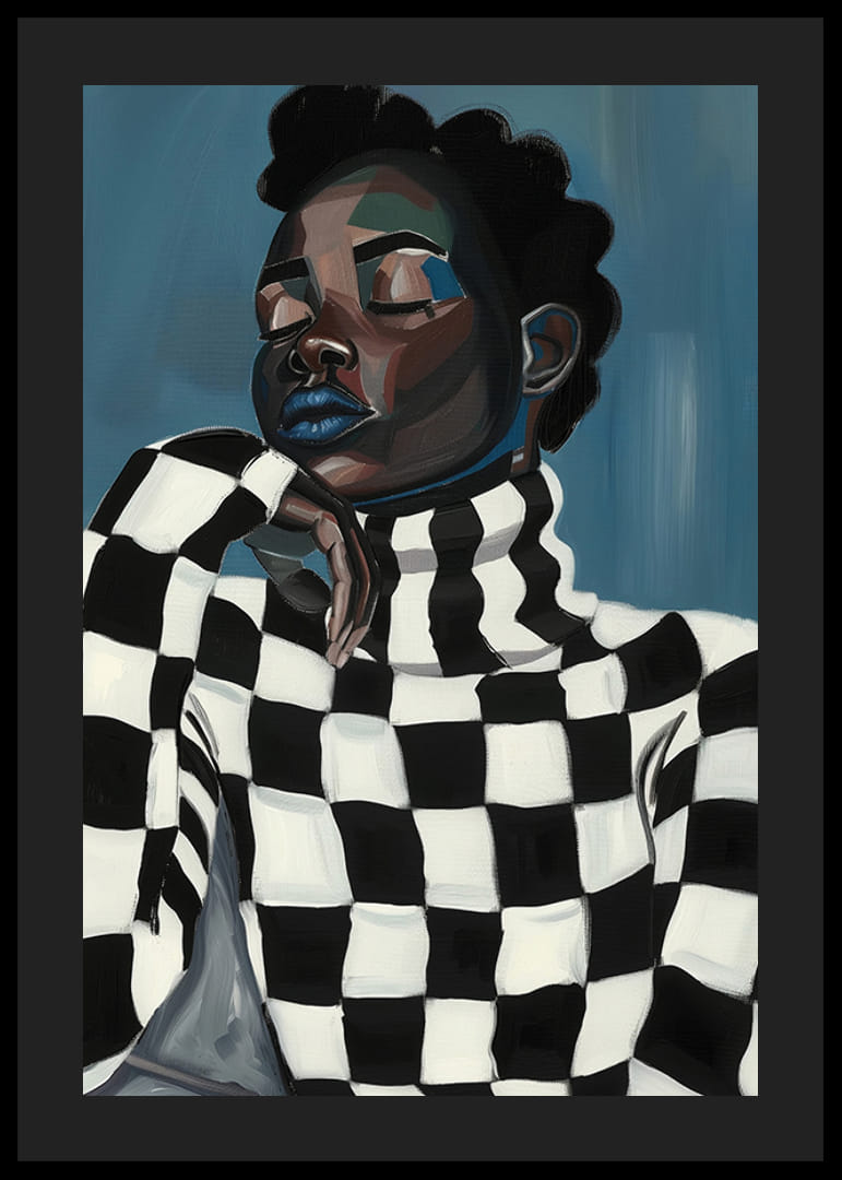 Retrato elegante con contrastes atrevidos y elegancia relajada.-12