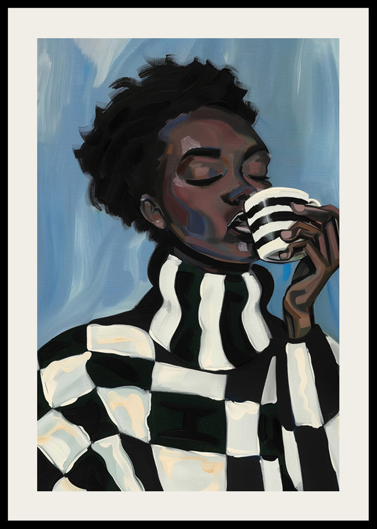 Stilingas meniškas įvaizdis kiekviename teptuko potėpyje užfiksuoja ramybę ir eleganciją-12