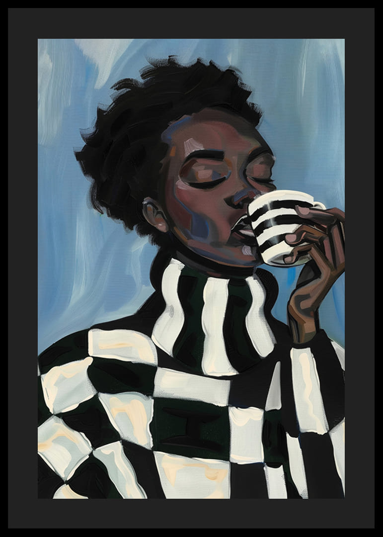 Stilingas meniškas įvaizdis kiekviename teptuko potėpyje užfiksuoja ramybę ir eleganciją-12