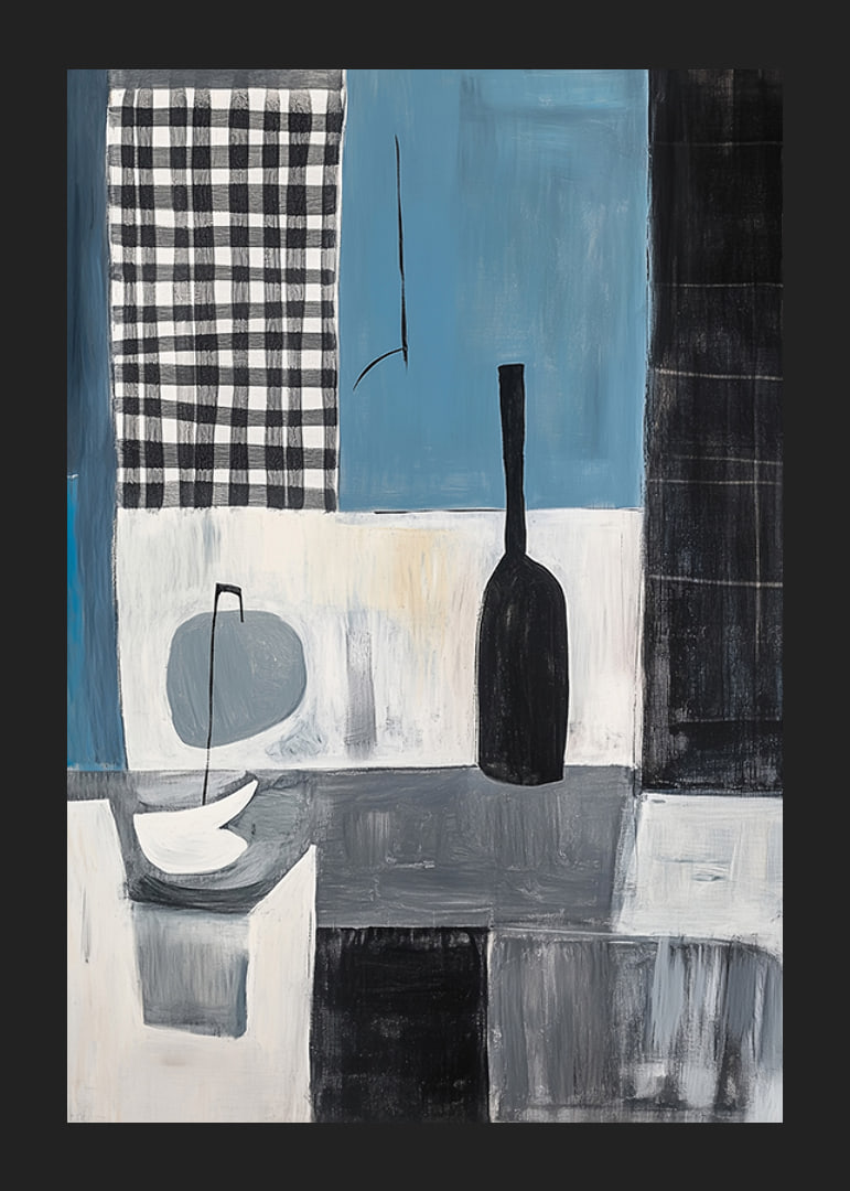 Ein Kunstwerk, das Geometrie und Farben in wunderschöner Harmonie vereint-12