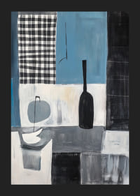 A work of art that combines geometry and colors in beautiful harmony-5