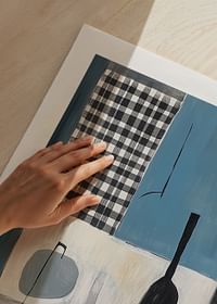 O operă de artă care combină geometria și culorile într-o armonie frumoasă-5