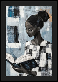 Eine bezaubernde Szene stillen Lesens in gedämpften Tönen-4