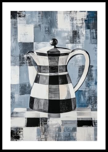 Poster Geometric Pour