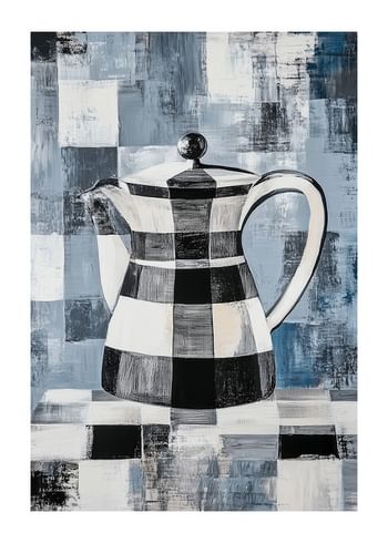 Poster Geometric Pour