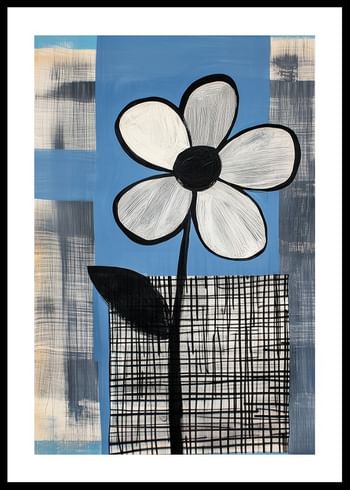 Poster Geometric Bloom