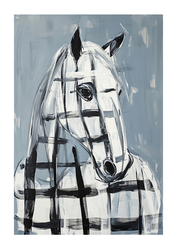 Póster Geometric Gallop