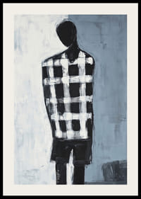 Eine geheimnisvolle Figur vor einem gedämpften Hintergrund schafft eine verträumte Atmosphäre-2