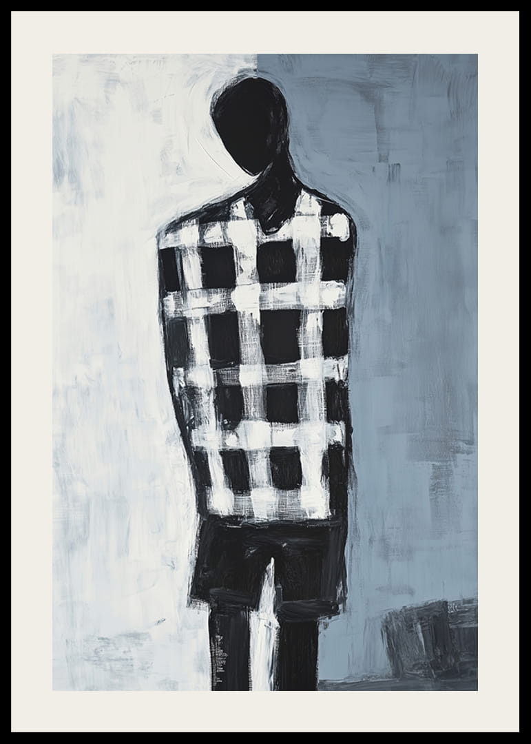 Eine geheimnisvolle Figur vor einem gedämpften Hintergrund schafft eine verträumte Atmosphäre-12