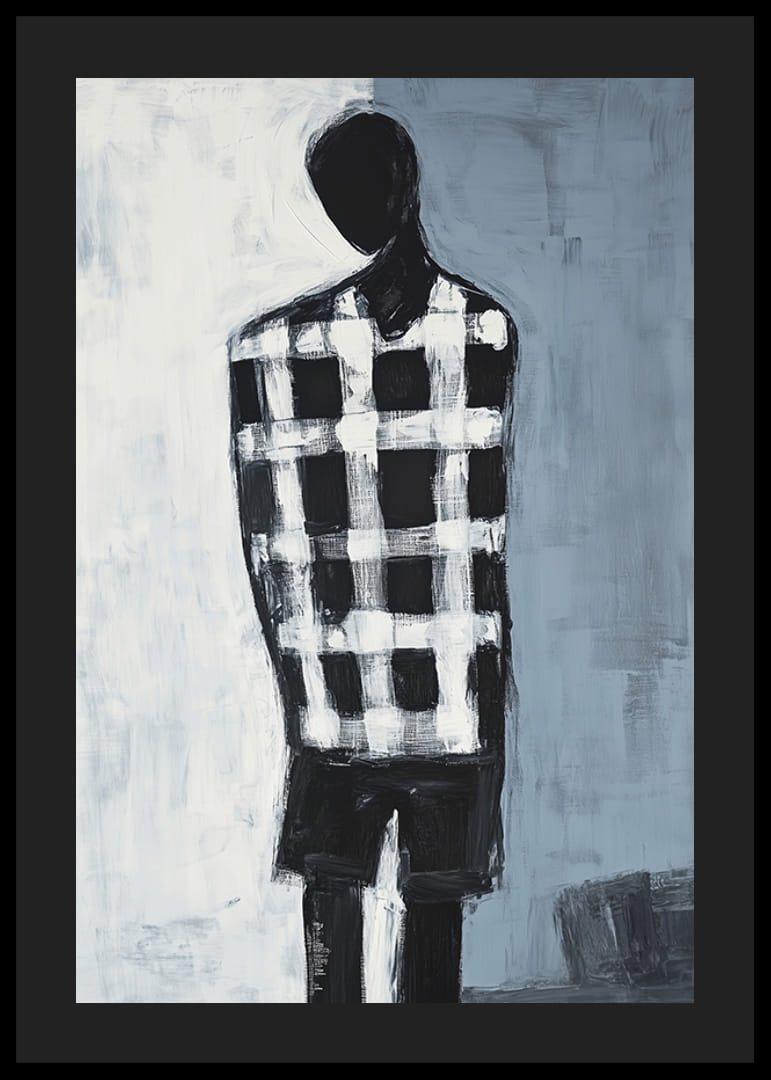 Eine geheimnisvolle Figur vor einem gedämpften Hintergrund schafft eine verträumte Atmosphäre-12