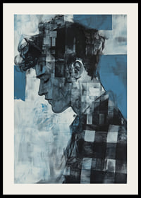 A thoughtful silhouette in shades of blue creates depth and drama-2
