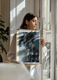 A thoughtful silhouette in shades of blue creates depth and drama-8